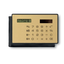 Solar 8 Digit Credit Card Size Calculator with Customized Logo
